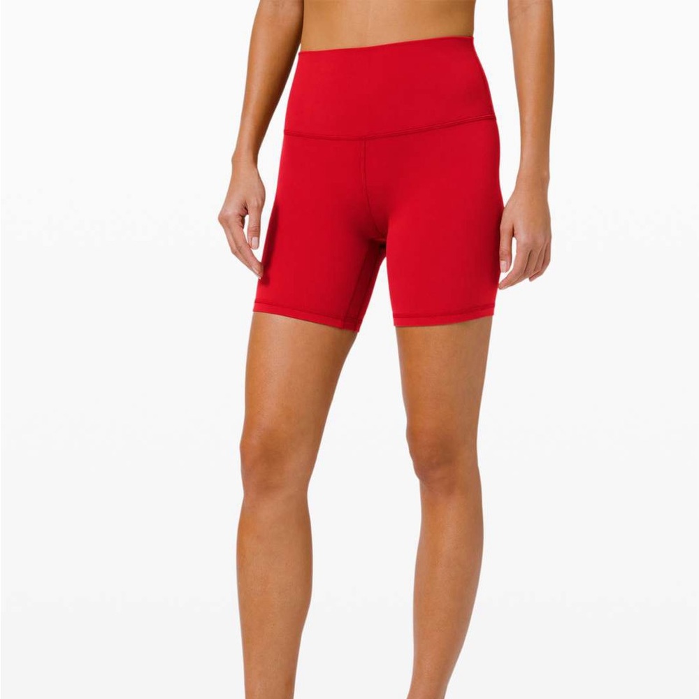 Lululemon Align Shorts 6” Dark Red